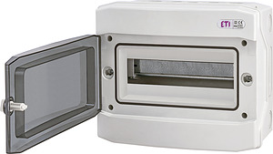 ROZDZIELNIA NATYNKOWA 12 MODUŁÓW IP65 DRZWI TRANSPARENTNE ECH-12PT - 001101062 - ETI