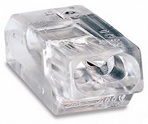 ZŁĄCZKA INSTALACYJNA 2 X 2,5 MM TRANSPARENTNA  - 273-252 - WAGO