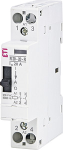 STYCZNIK MODUŁOWY 20A 2 BIEGUNY 2 STYKI NO STEROWANIE 230V AC R 20-20 - 002464040 - ETI