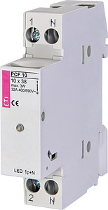 ROZŁĄCZNIK BEZPIECZNIKOWY LED 1 BIEGUN+N PCF 10 - 002550012 - ETI