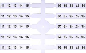OZNACZNIK ELASTYCZNY 11-20 (EO3) (20 X 10 SZT.) - 003901754 - ETI