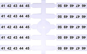 OZNACZNIK ELASTYCZNY 41-50 (EO3) (20 X 10 SZT.) - 003901760 - ETI