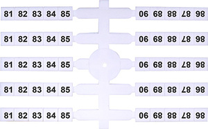 OZNACZNIK ELASTYCZNY 81-90 (EO3) (20 X 10 SZT.) - 003901768 - ETI