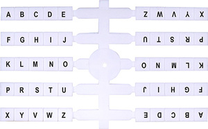 OZNACZNIK ELASTYCZNY A-Z (BEZ LIT. Q) (EO3) (10 X 20 SZT.) - 003901812 - ETI