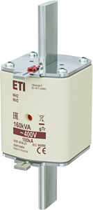 WKŁADKA BEZPIECZNIKOWA WT-2 GTR 160KVA 400V TRANSFORMATOROWA - 004114404 - ETI