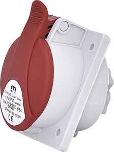 GNIAZDO TABLICOWE 32A 400V 3+N+PE IP54 EE 3253  - 004482081 - ETI