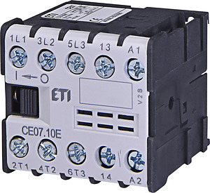 STYCZNIK SILNIKOWY-MINI CE07.10-230V-50/60HZ  - 004641023 - ETI