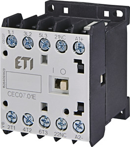 STYCZNIK SILNIKOWY MINIATUROWY CEC07.01 110V-50/60HZ - 004641059 - ETI
