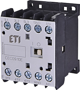 STYCZNIK SILNIKOWY MINIATUROWY 230V CEC09.10 230V-50/60HZ  - 004641066 - ETI