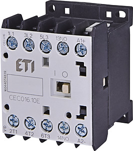STYCZNIK SILNIKOWY MINIATUROWY CEC016.10 230V-50/60HZ  - 004641090 - ETI