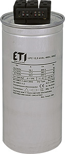 KONDENSATOR LPC 12.5 KVAR, 400V, 50HZ  - 004656751 - ETI