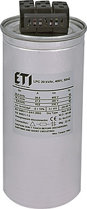 KONDENSATOR LPC 20 KVAR, 400V, 50HZ  - 004656753 - ETI