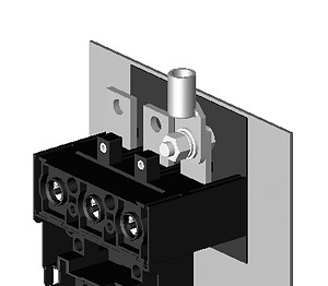 PRZEDŁUŻENIE ZACISKU PODSTAWY STAŁEJ 3-BIEGUNY SK3 400-630AF  - 004671470 - ETI