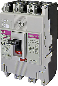 WYŁĄCZNIK MOCY 25A 3 POLOWY EB2S 160/3LF 1( 16KA) BEZ REGULACJI - 004671810 - ETI