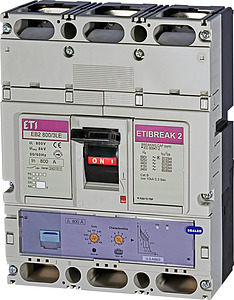 WYŁĄCZNIK MOCY 800A 3 POLOWY 50KA, WYZWALACZ ELEKTRONICZNY EB2 800/3LE  - 004672180 - ETI