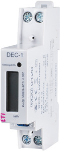 LICZNIK ENERGII 1-FAZOWY DEC-1  - 004804050 - ETI