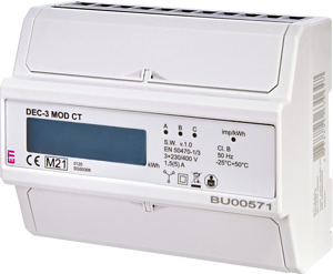 WSKAŹNIK ZUŻYCIA ENERGII 3-FAZOWY Z MODBUS DEC-3MOD CT  - 004804055 - ETI