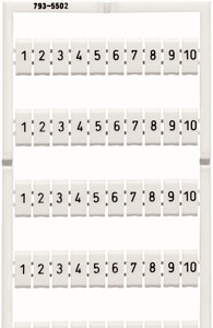 OZNACZNIKI WMB 10 X 1...10. - 793-5502 - WAGO