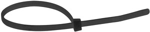 OPASKA COLRING - ZĄBKI WEWĘTRZNE - DŁUGOŚĆ 140 MM; SZEROKOŚĆ 3,5 MM - CZARNA (BLISTER) - 032015 - LEGRAND
