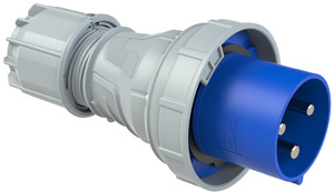WTYCZKA 125A 220V 2P+Z PRZENOŚNA IP67 - 043-6 - PCE