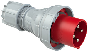 WTYCZKA 125A 380V 3P+Z PRZENOŚNA IP67  - 044-6 - PCE