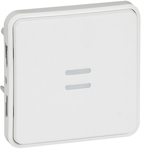 PRZYCISK PODŚWIETLANY ANTYBAKTERYJNY 6 A BIAŁY PLEXO IP55  - 070732 - LEGRAND