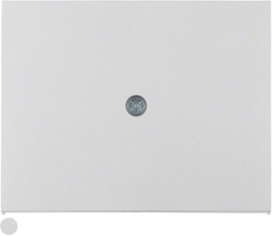 PŁYTKA CZOŁOWA DO PRZYŁĄCZA KABLOWEGO ALU K.5  - 10057003 - HAGER - BERKER