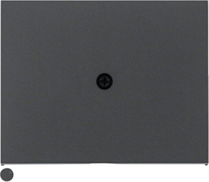 ELEMENT CENTRALNY DO PRZYŁACZA PRZEWODÓW I PRZYŁACZA VDO ANTRACYT MAT LAKIEROWANY K.1 - 10057006 - HAGER - BERKER