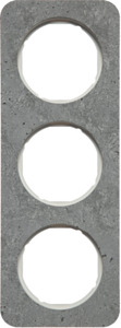 RAMKA POTRÓJNA BETON/BIAŁY R.1 - 10132379 - HAGER - BERKER