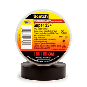 TASMA ELEKTROIZOLACYJNA PCW SAMOGASNĄCA 25X33 NAWIJAĆ DO -18 SCOTCH S 33 - 80014001020 - 3M POLAND