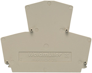 PŁYTKA SKRAJNA WAP WDK2.5  - 1059100000 - WEIDMULLER