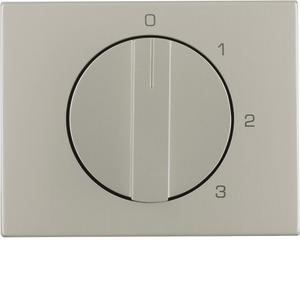 ELEMENT CENTRALNY Z POKRĘTŁEM DO ŁĄCZNIKA 3-POZYCYJNEGO Z "0" STAL SZLACHETNA NIERDZEWNA K.5 - 10877104 - HAGER - BERKER