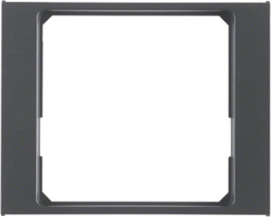 PIERŚCIEŃ ADAPTACYJNY DO PŁYTKI CENTRALNEJ 50 X 50 MM ANTRACYT MAT LAKIEROWANY K.1 - 11087106 - HAGER - BERKER