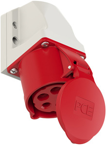 GNIAZDO 32A 5P STAŁE IP44 - 125-6K - PCE