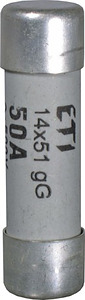 WKŁADKA BEZPIECZNIKOWA 10A 14X51 CHARAKTERYSTYKA GG CYLINDRYCZNA - 002630007 - ETI