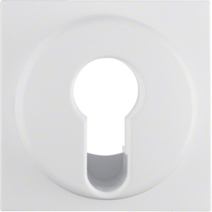 ELEMENT CENTRALNY DO ŁĄCZNIKA NA KLUCZ BIAŁY AKSAMIT Q.1 - 15076089 - HAGER - BERKER