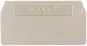 PŁYTKA SKRAJNA / PRZEGRODA ZAP/TW 1 - 1608740000 - WEIDMULLER