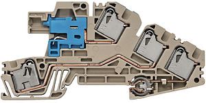 ZŁĄCZKA SZEREGOWA PDL 4 S/NT/L/PE  - 1837060000 - WEIDMULLER