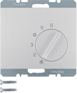 REGULATOR TEMPERATURY POMIESZCZENIA ZE STYKIEM ZMIENNYM ALU K.5  - 20267103 - HAGER - BERKER