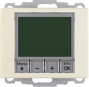 REGULATOR TEMPERATURY ZE STEROWANIEM CZASOWYM I ELEMENTEM CENTRALNYM KREMOWY ARSYS - 20440002 - HAGER - BERKER