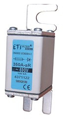 WKŁADKA BEZPIECZNIKOWA ULTRASZYBKA S00CUQ01/80/125A 690V  - 004371115 - ETI