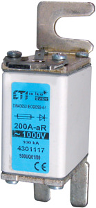 WKŁADKA BEZPIECZNIKOWA ULTRASZYBKA S00UQ01/80/100A 1000V  - 004301114 - ETI