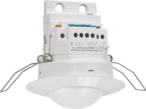 CZUJNIK RUCHU PIR P/T 2300W IP20 SWISS GARDE 360 PRESENCE EB 16M BIAŁY - 25170 - ZUBLIN - CZUJNIKI RUCHU