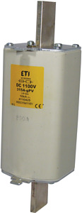 WKŁADKA BEZPIECZNIKOWA 160A ULTRASZYBKA G1UQ2/160A1200V  - 004733516 - ETI
