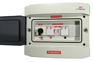 ROZDZIELNICA PV 500V - 1 WYJŚCIE PV50025C1 - 001103021 - ETI