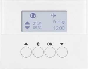 ŻALUZJOWY ŁĄCZNIK CZASOWY QUICKLINK BIAŁY POŁYSK K.1 KNX RF  - 85745179 - HAGER - BERKER