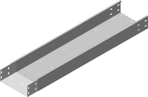 Korytko wzmocnione z łącznikiem wspawanym KZLWC100H100/3  2,0 mm - 315910 - BAKS