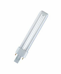 ŚWIETLÓWKA KOMPAKTOWA NIEZINTEGROWANA G23 9W/15/2P CZERWONA PL-S DULUX S - 4050300015927 - LEDVANCE ( OSRAM)