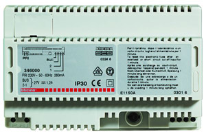 ZASILACZ SYSTEMU WIDEODOMOFONOWEGO I MY HOME - 1,2 A - 346000 - LEGRAND