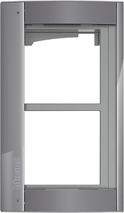 RAMKA Z UCHWYTEM DO PANELI SFERA - 2 MODUŁY - STALOWOSZARA - 350223 - LEGRAND